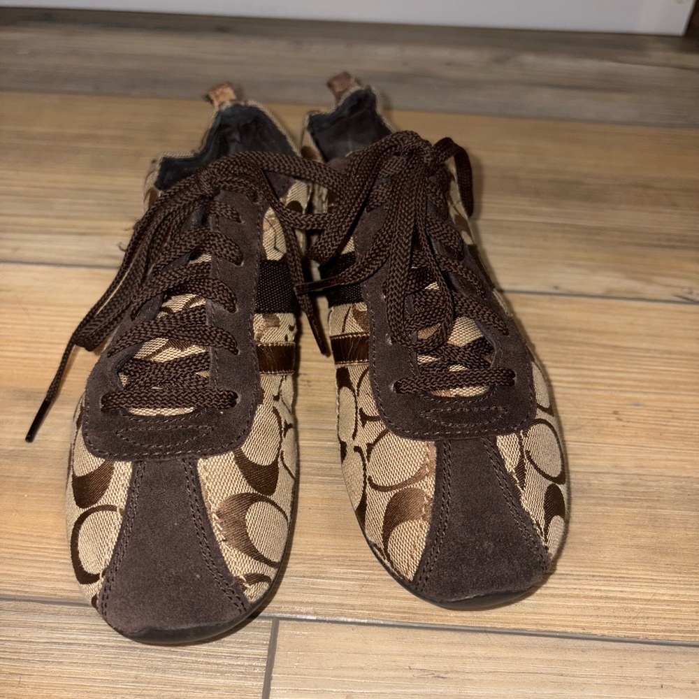Coach Brown Sneakers Casual Low-Top